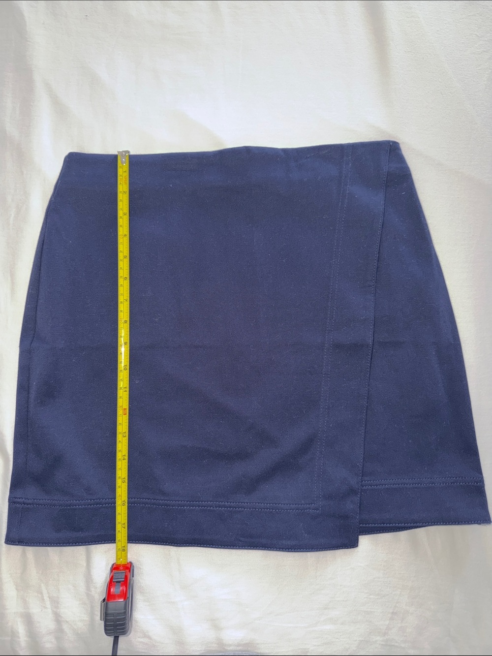 Ann Taylor Navy Mini Skirt - Clean A-Line